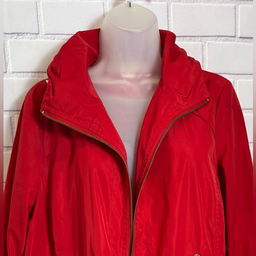 Michael Michael Kors Red Hooded Zip-Up Jacket Gold
Hardware Size M - Picture 4 of 16